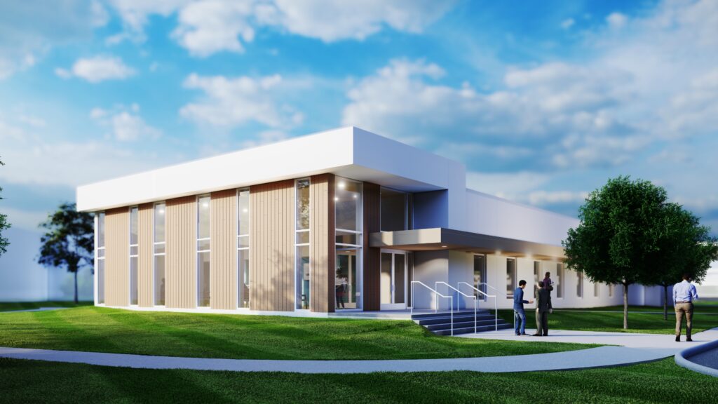 RDC/John Poe Architects rendering of the Lake City Dental Clinic